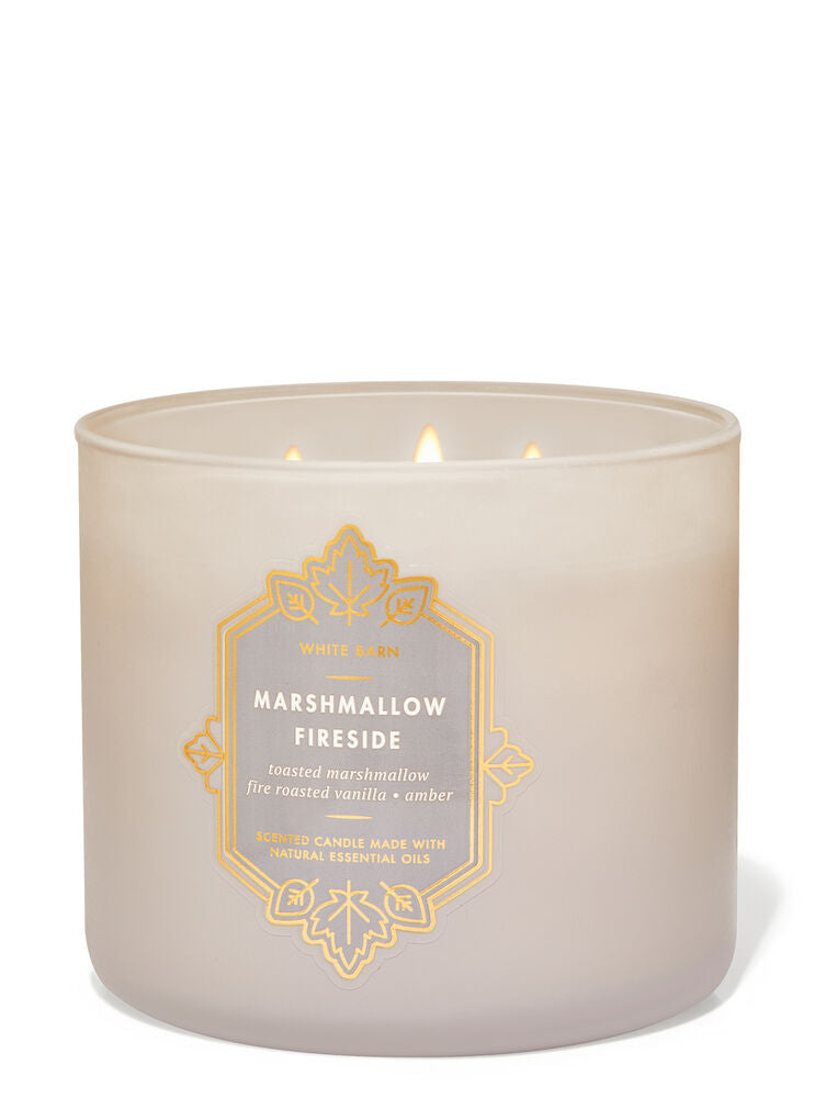 MARSHMALLOW FIRESIDE CANDLE