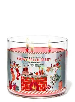 SNOWY PEACH BERRY CANDLE