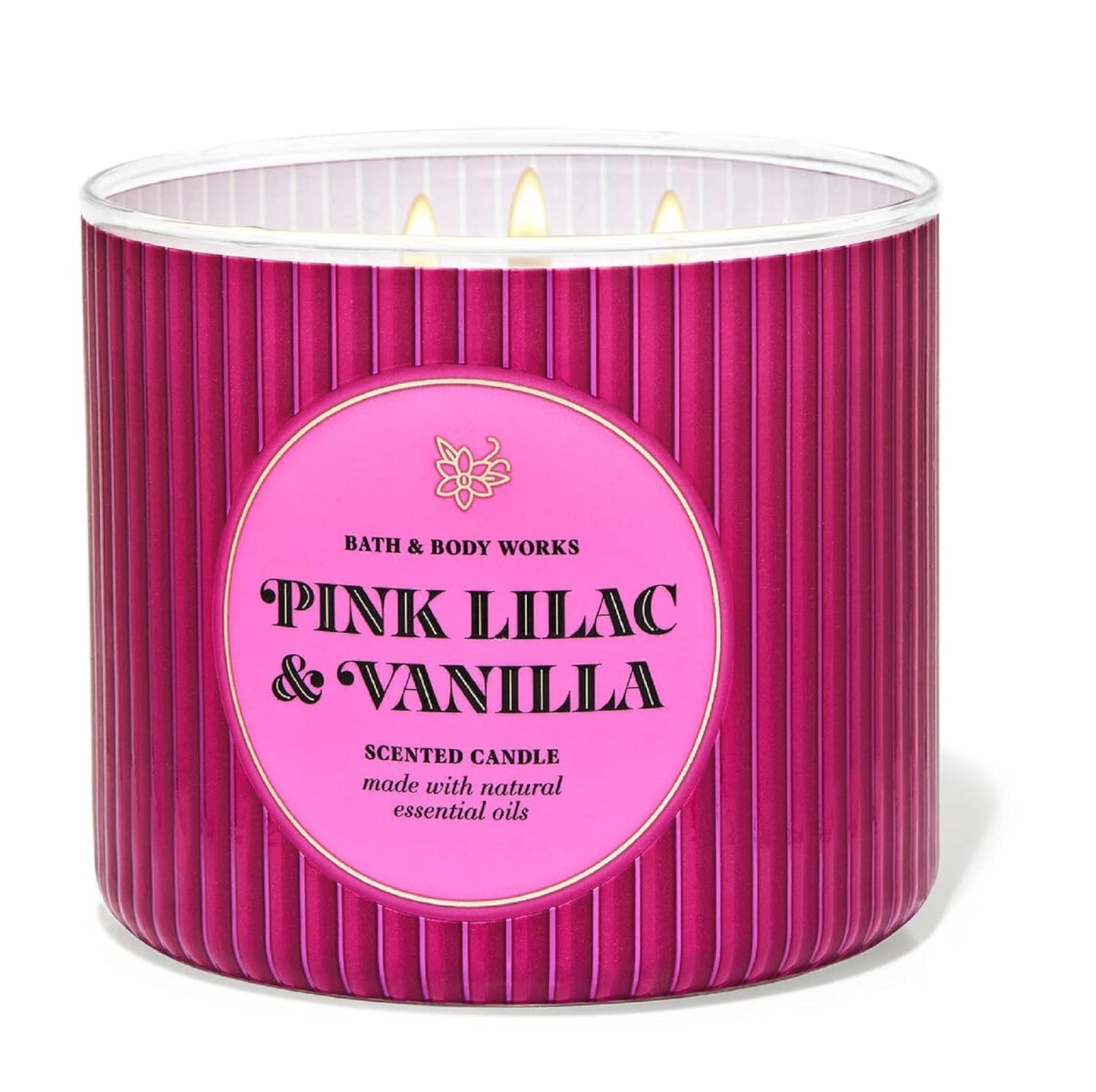 PINK LILAC & VANILLA CANDLE