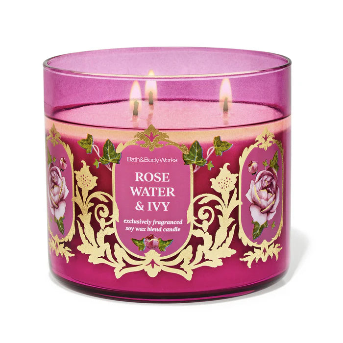 ROSE WATER & IVY CANDLE