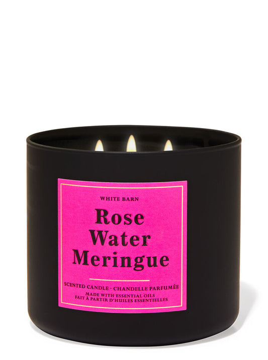 ROSE WATER MERINGUE CANDLE