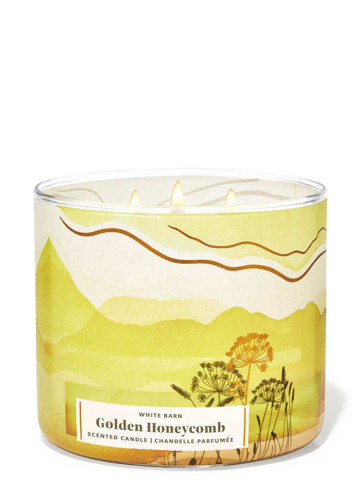 GOLDEN HONEYCOMB CANDLE