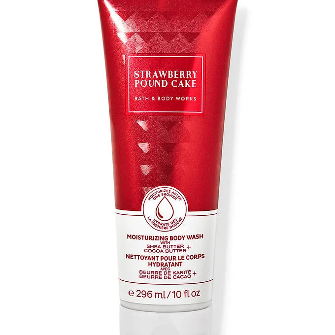 STRAWBERRY POUND CAKE MOISTURIZING BODY WASH