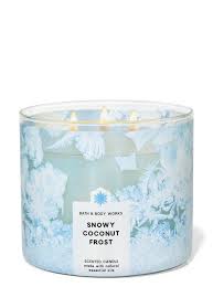 SNOWY COCONUT FROST CANDLE