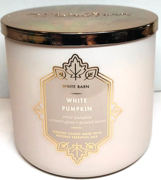 WHITE PUMPKIN CANDLE