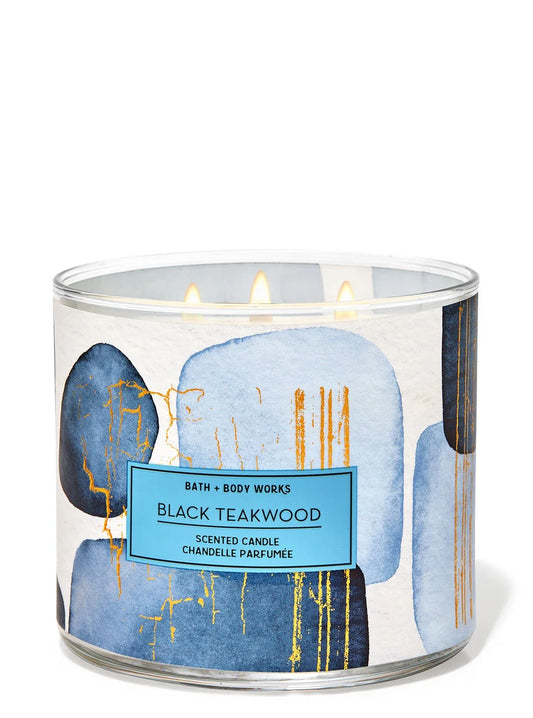 BLACK TEAKWOOD CANDLE