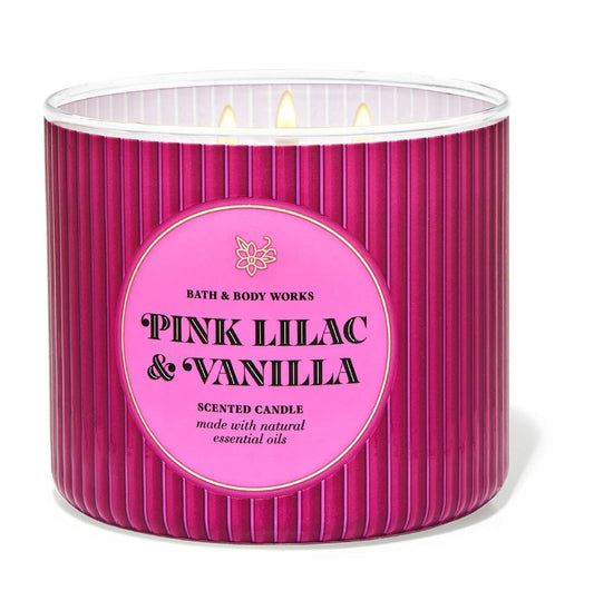 PINK LILAC & VANILLA CANDLE