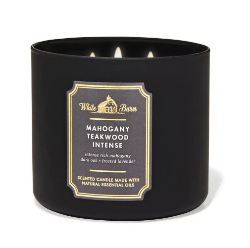 MAHOGANY TEAKWOOD HIGH INTENSITY CANDLE